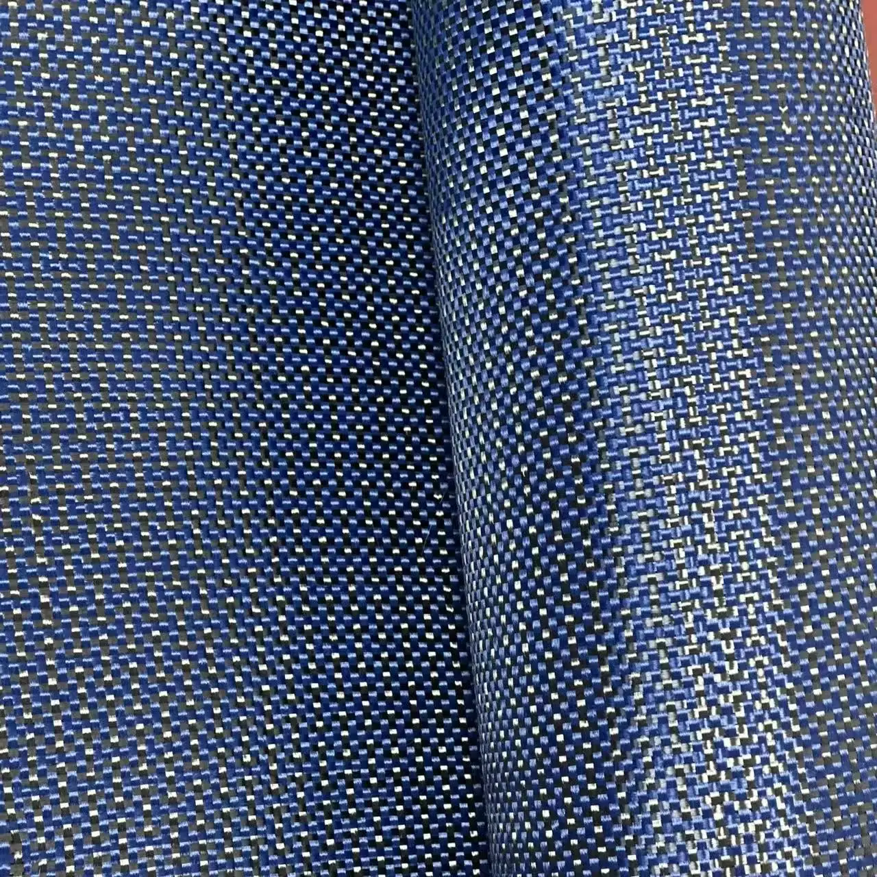 Crepe Pan Carbon - 3K 200gsm blue Kevar & Carbon