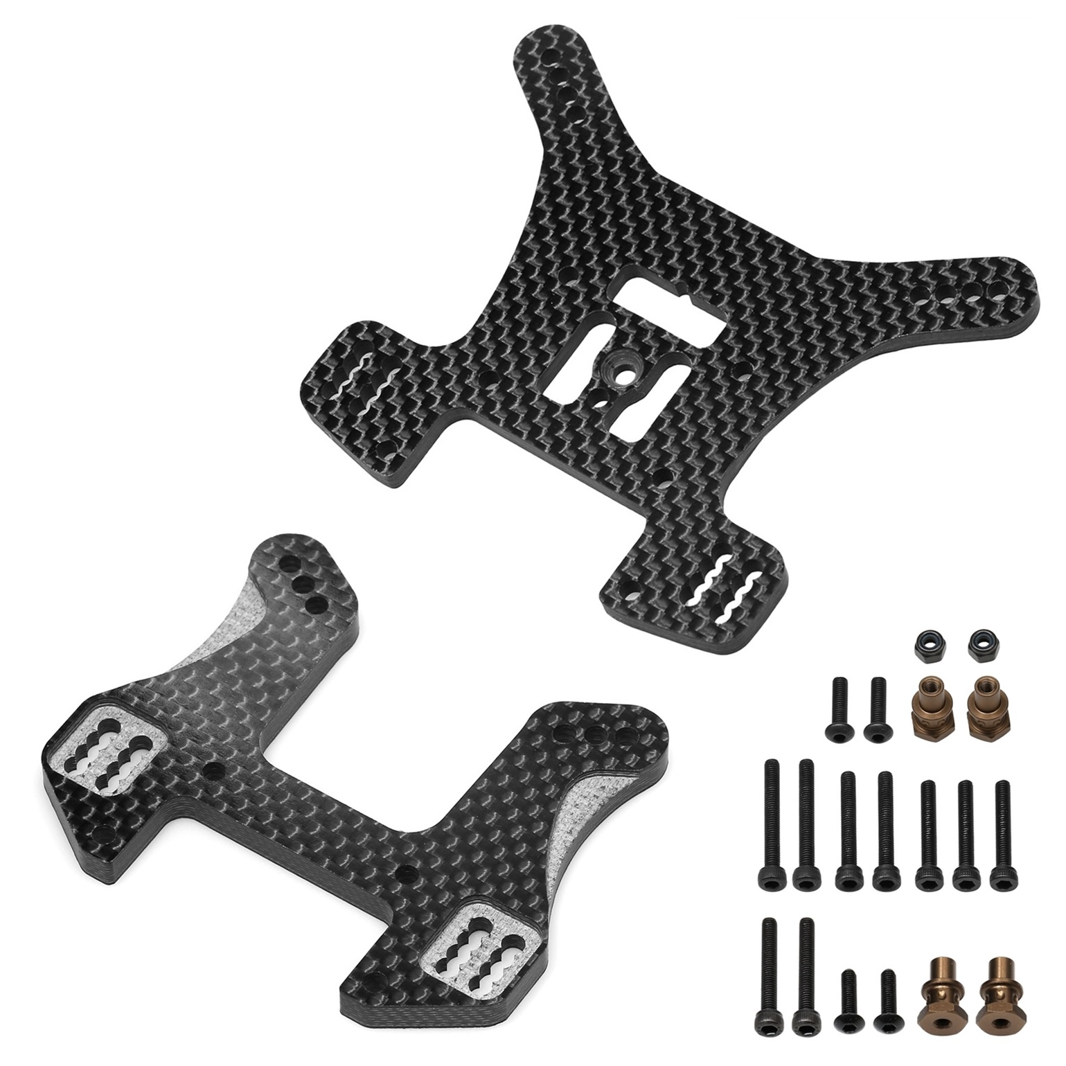 Carbon Fiber Front & Rear Shoc - Crepe Pan Carbon review and price