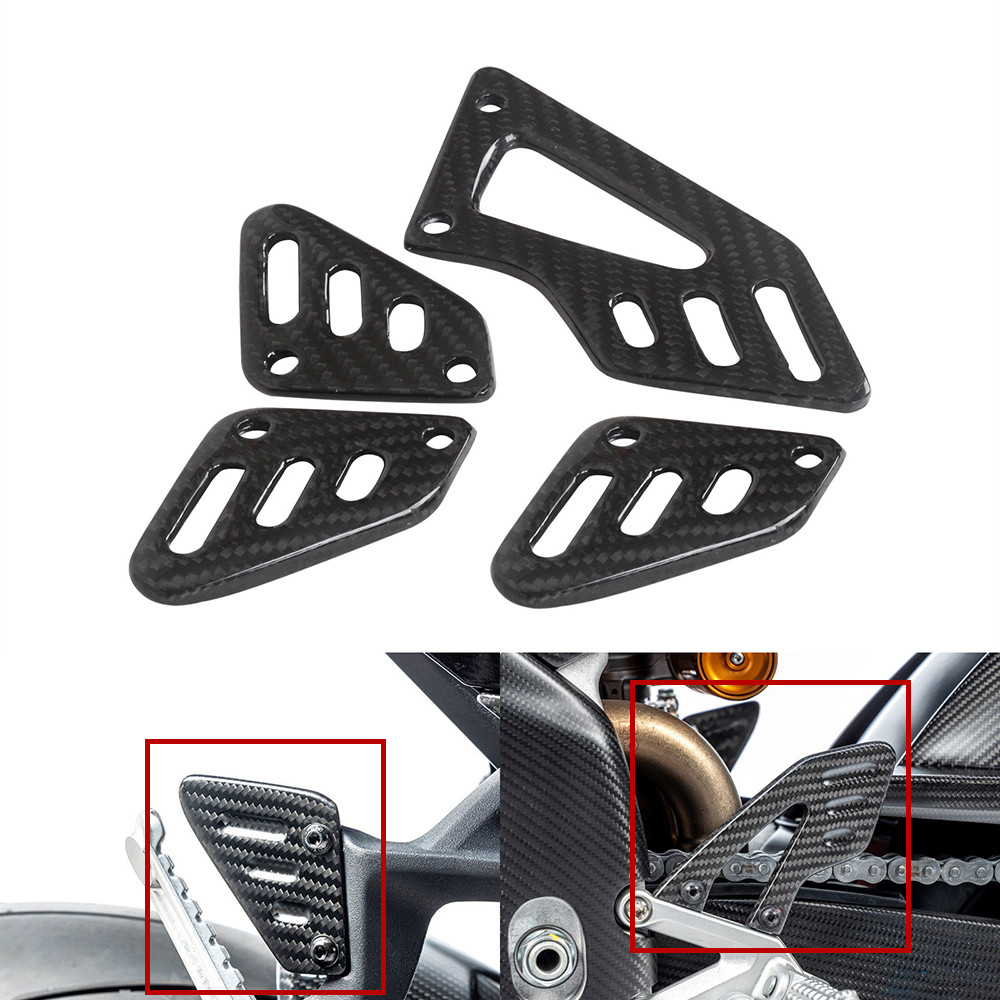 4PCS Carbon Fiber Motorcycle H - Crepe Pan Carbon review and price
